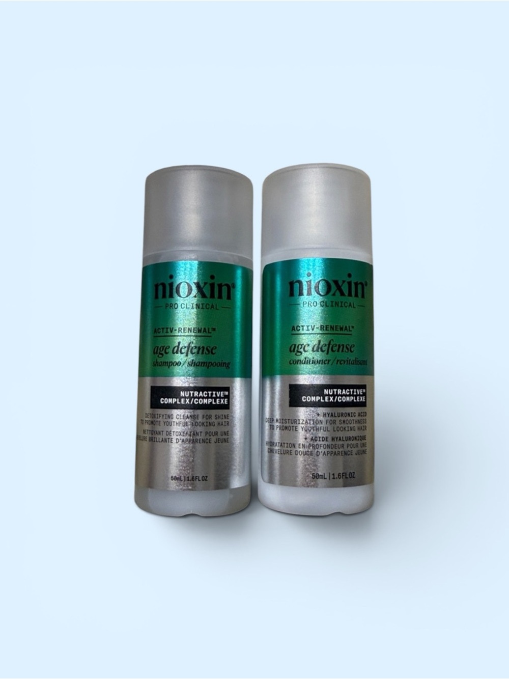 Nioxin ProClinical Age Defense Shampoo & Conditioner Set - 50 ml each